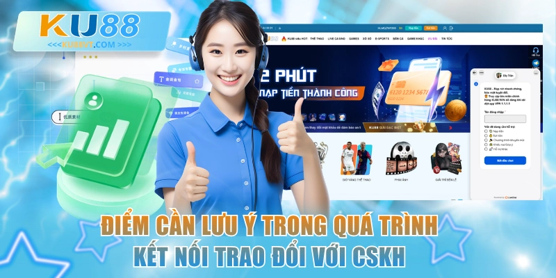 Điểm cần lưu ý trong quá trình kết nối trao đổi với CSKH