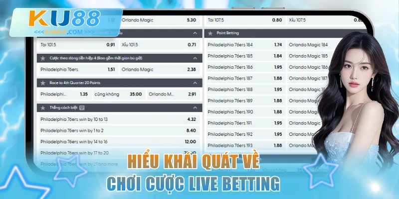 Hiểu khái quát về chơi cược live betting